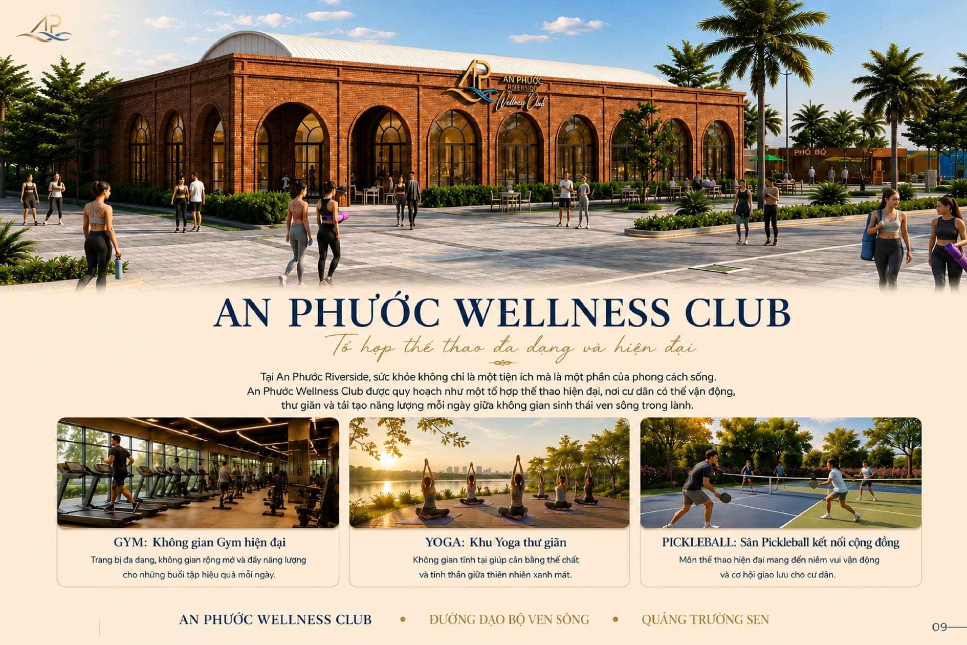Tổ hợp thể thao thể hình An Phước Wellness Club hiện đại