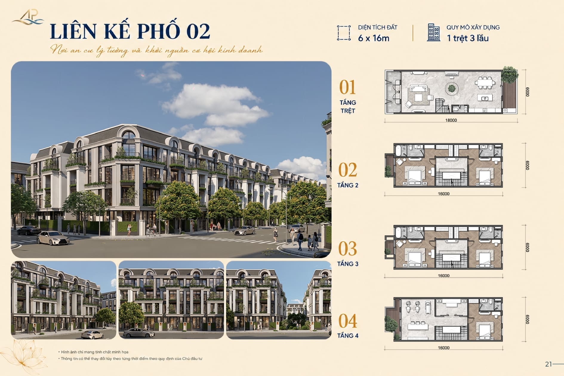 Thiết kế mặt ngoài sang trọng của nhà phố liên kế phân khu hai