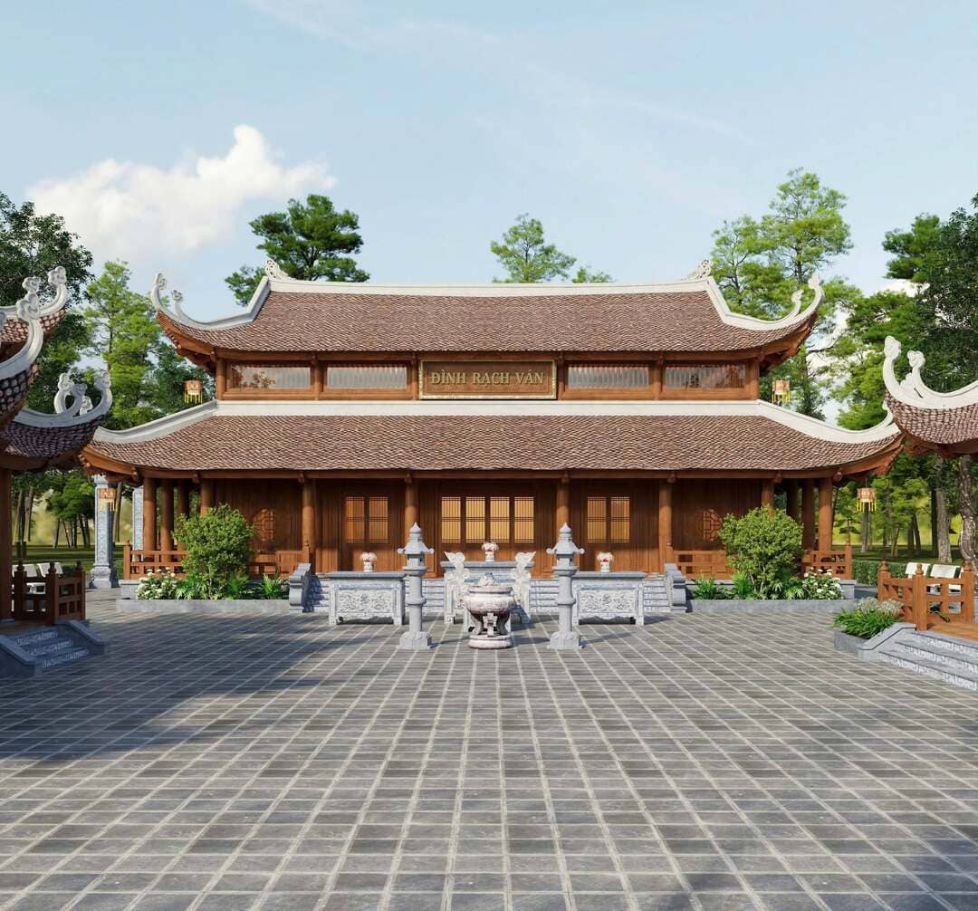 Không gian sinh hoạt văn hóa tín ngưỡng tại Đình Rạch Ván thuộc khu đô thị