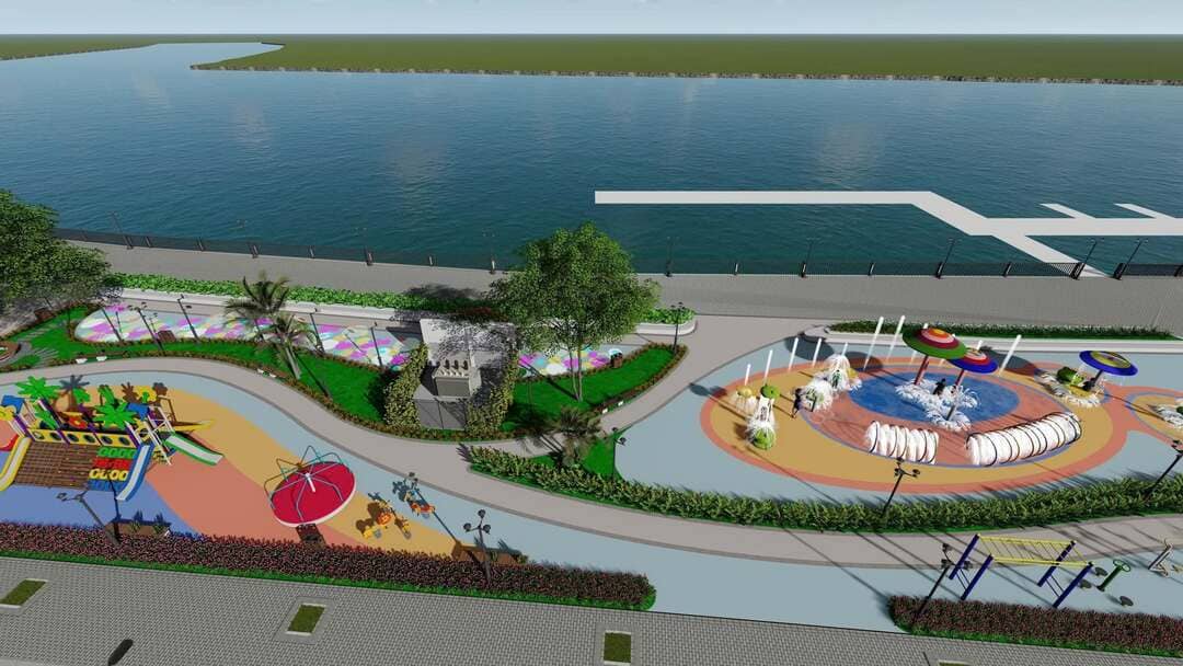 Toàn cảnh không gian sống sinh thái ven sông tại An Phước Riverside