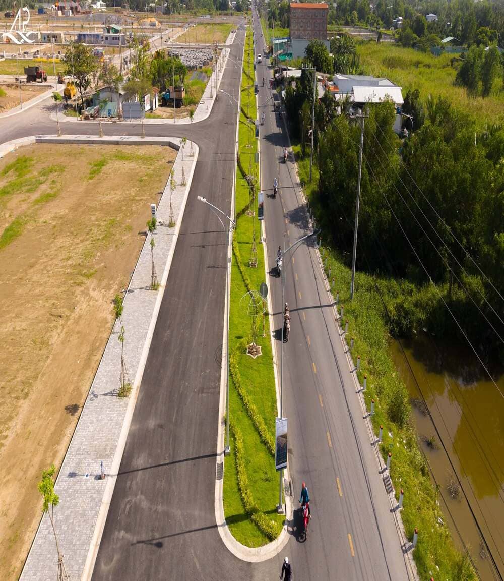 Tiến độ xây dựng hạ tầng thực tế dự án An Phước Riverside Cần Giuộc